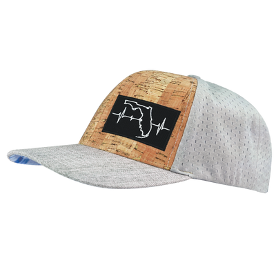 Florida - 6 Panel - Cork - Heather Gray - Jersey Mesh (Unisex)