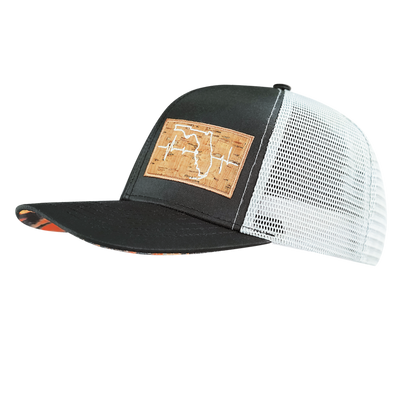 Florida - 6 Panel - Black / Gray - Trucker Mesh (Unisex)