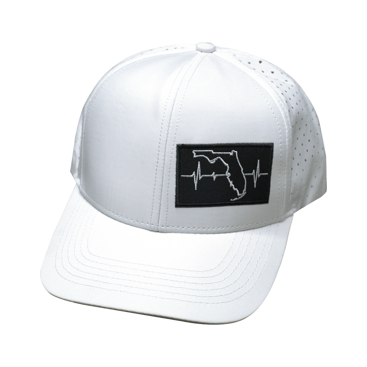 Florida - 6 Panel - White - Laser Mesh (Unisex)