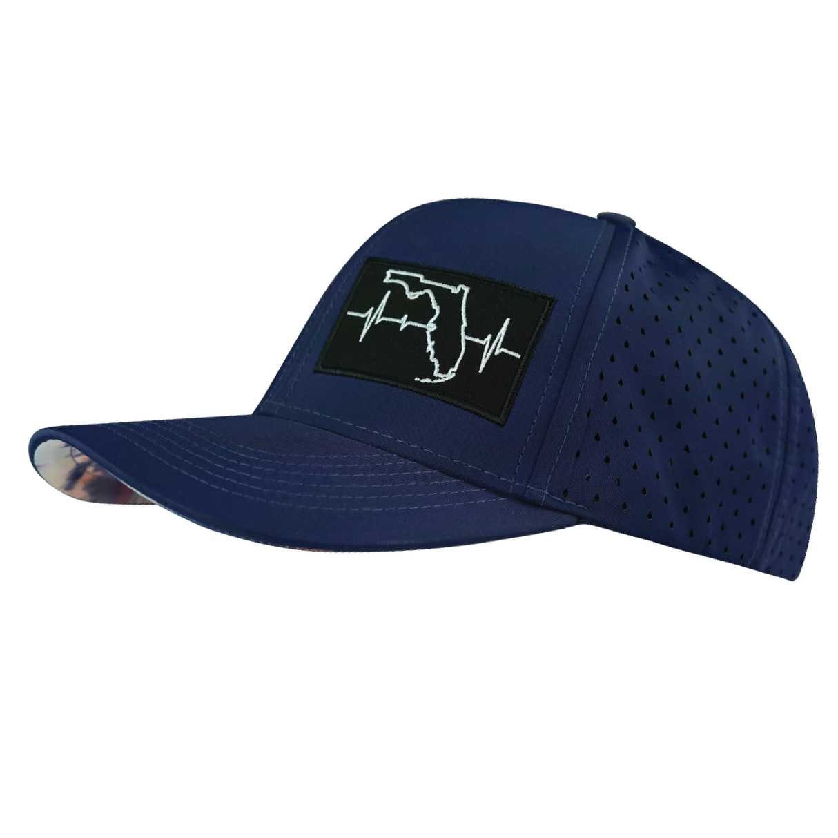 Florida - 6 Panel - Dark Blue - Laser Mesh (Unisex)