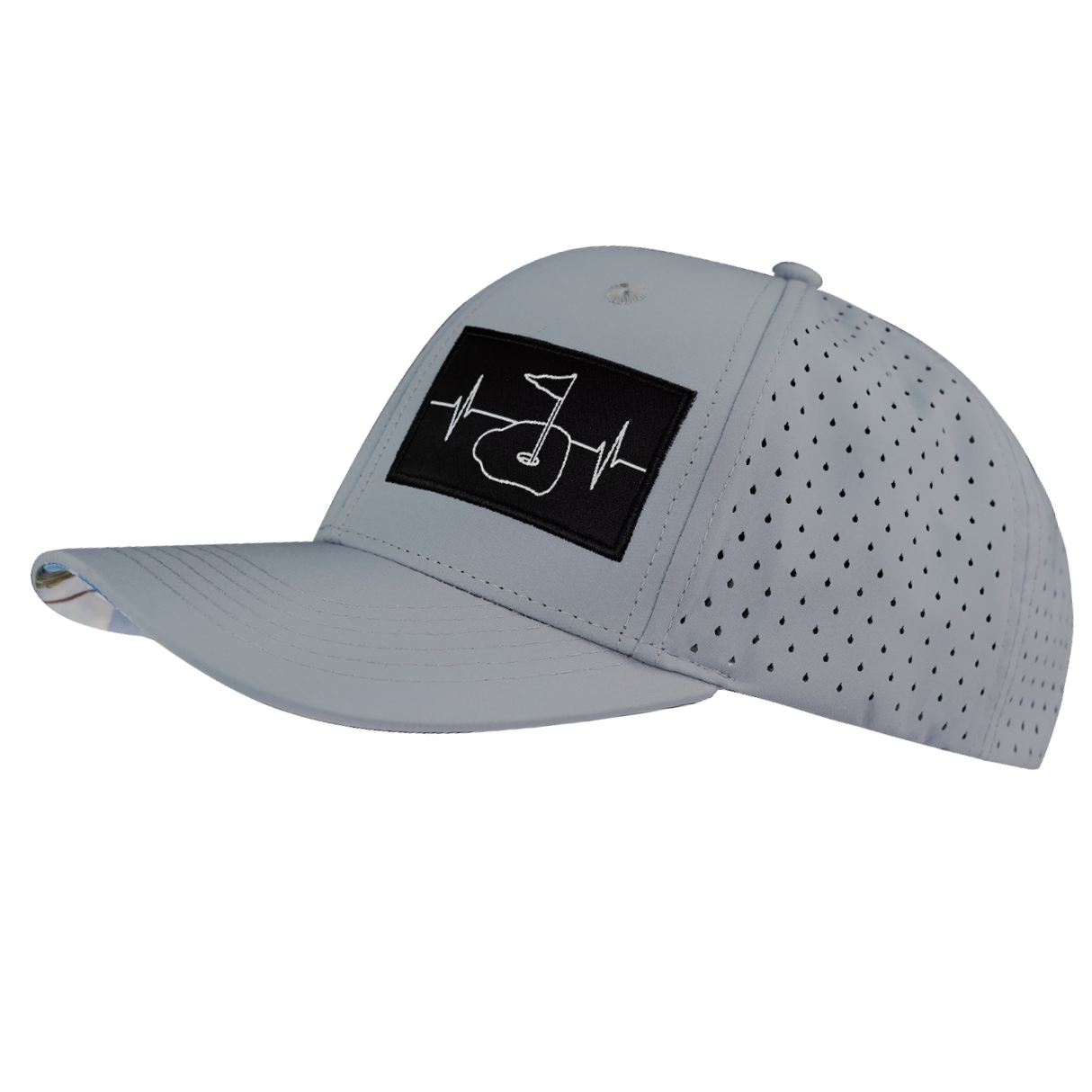 Golf - 6 Panel - Gray Blue - Laser Mesh (Unisex)