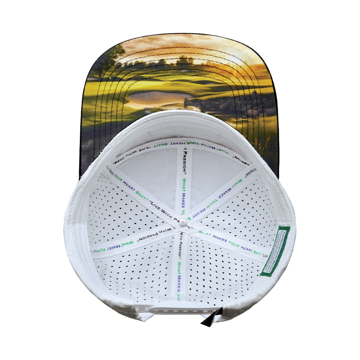 Golf - 7 Panel - Cork - Black / Navy / White - Laser Mesh (Unisex)