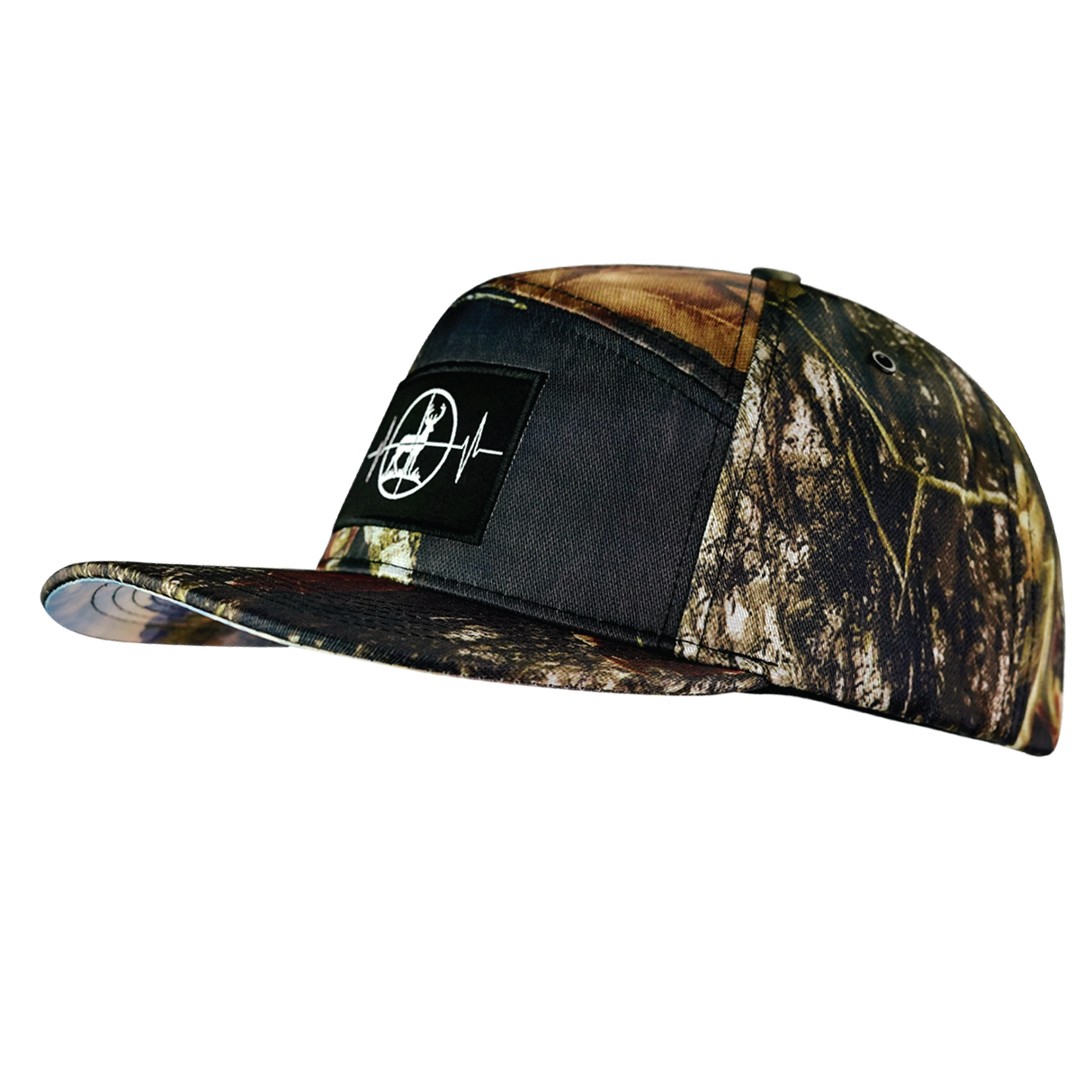 Hunting - 7 Panel - Fall Tree Camo - Fabric Back (Unisex)