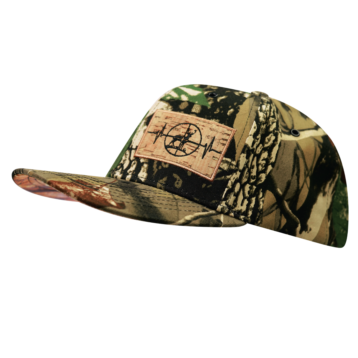 Hunting - 6 Panel - Tan Tree Camo - Fabric Back (Unisex)