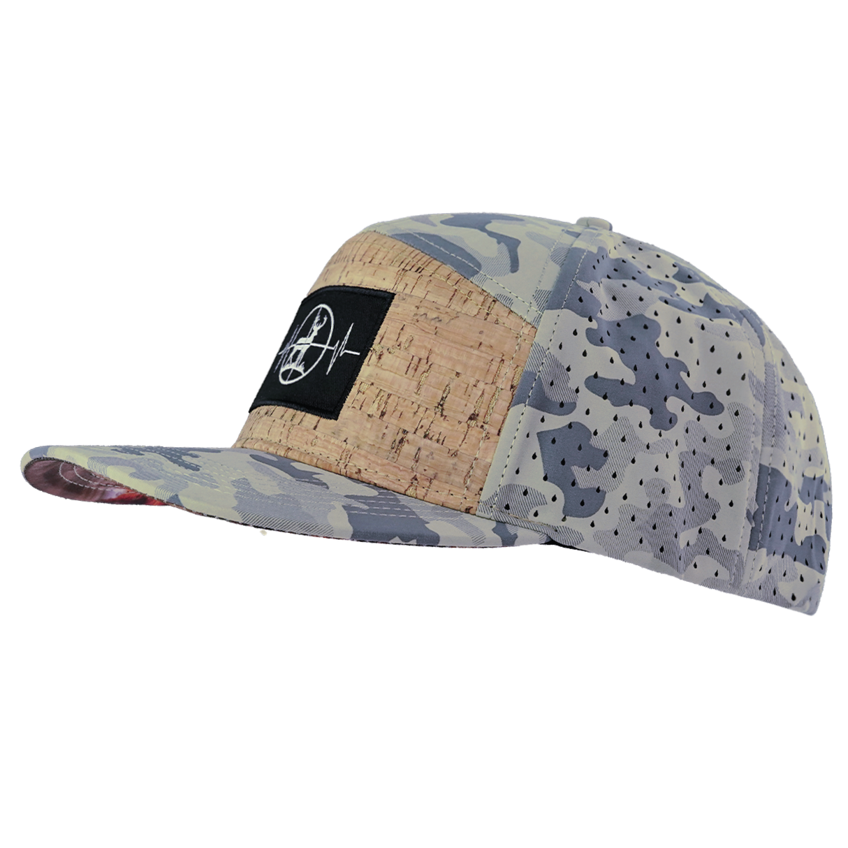 Hunting - 7 Panel - Cork - Soft Sand Camo - Laser Mesh (Unisex)