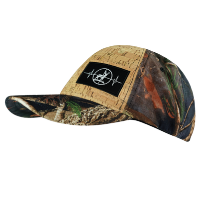 Hunting - 6 Panel - Shallow Fit - Cork - Fall Camo - Fabric Back (Unisex)