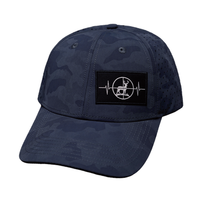 Hunting - 6 Panel - Shallow Fit - Soft Dark Camo - Laser Mesh (Unisex)