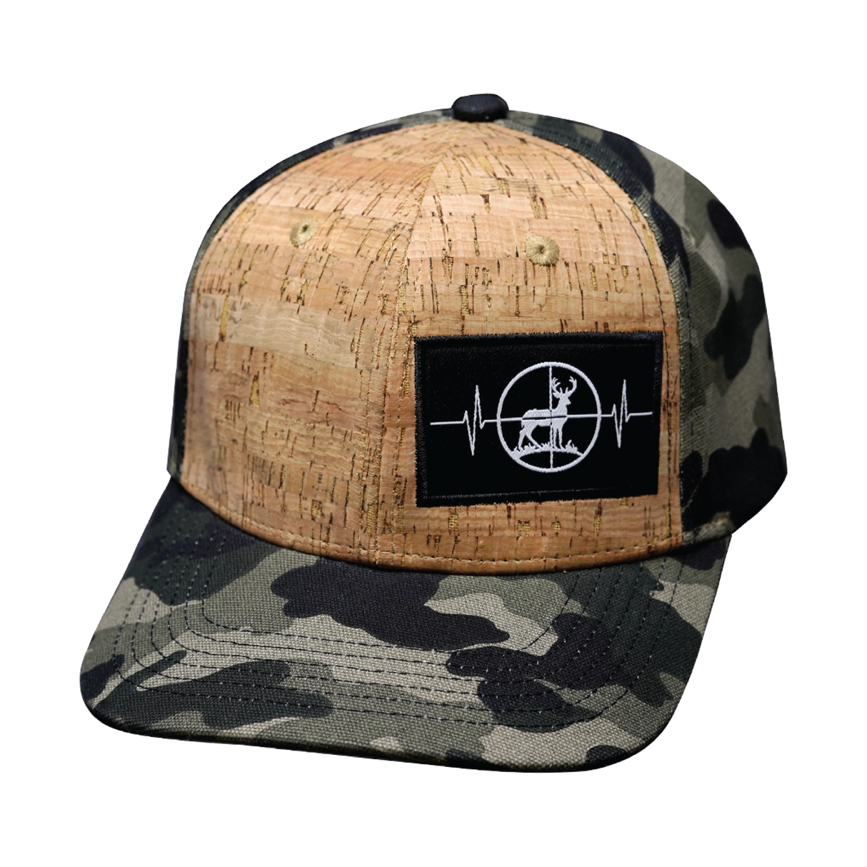 Hunting - 6 Panel - Cork - Tan Tree Camo - Fabric Back (Unisex)