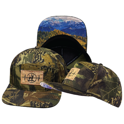 Hunting - 7 Panel - Rust Tree Camo - Fabric Back (Unisex)