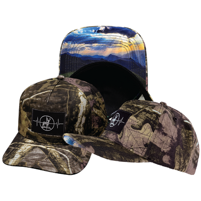 Hunting - 5 Panel - Structured - Tan Tree Camo - Fabric Back (Unisex)