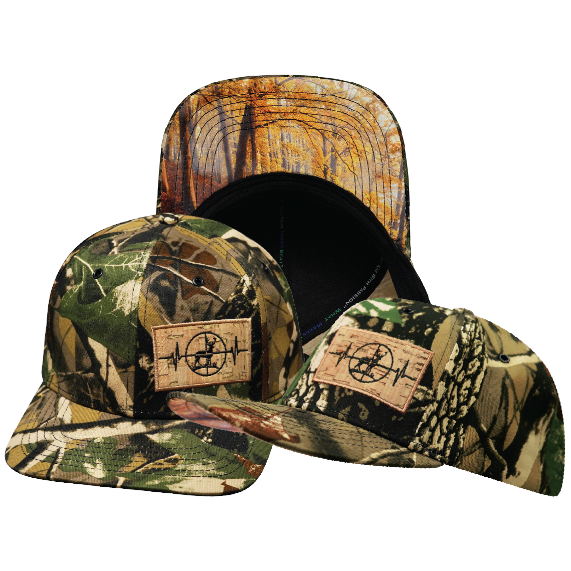 Hunting - 6 Panel - Tan Tree Camo - Fabric Back (Unisex)