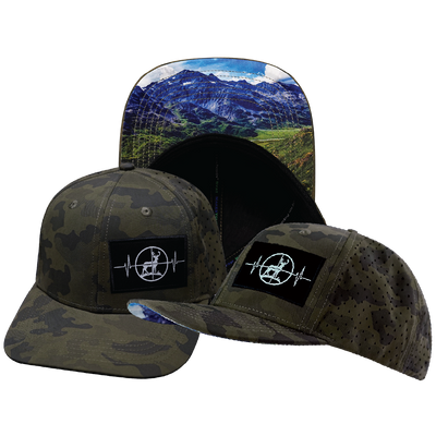 Hunting - 6 Panel - Soft Earth Camo - Laser Mesh (Unisex)