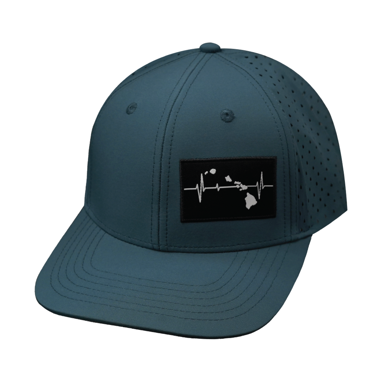 Hawaii - 6 Panel - Blue Charcoal - Laser Mesh (Unisex)
