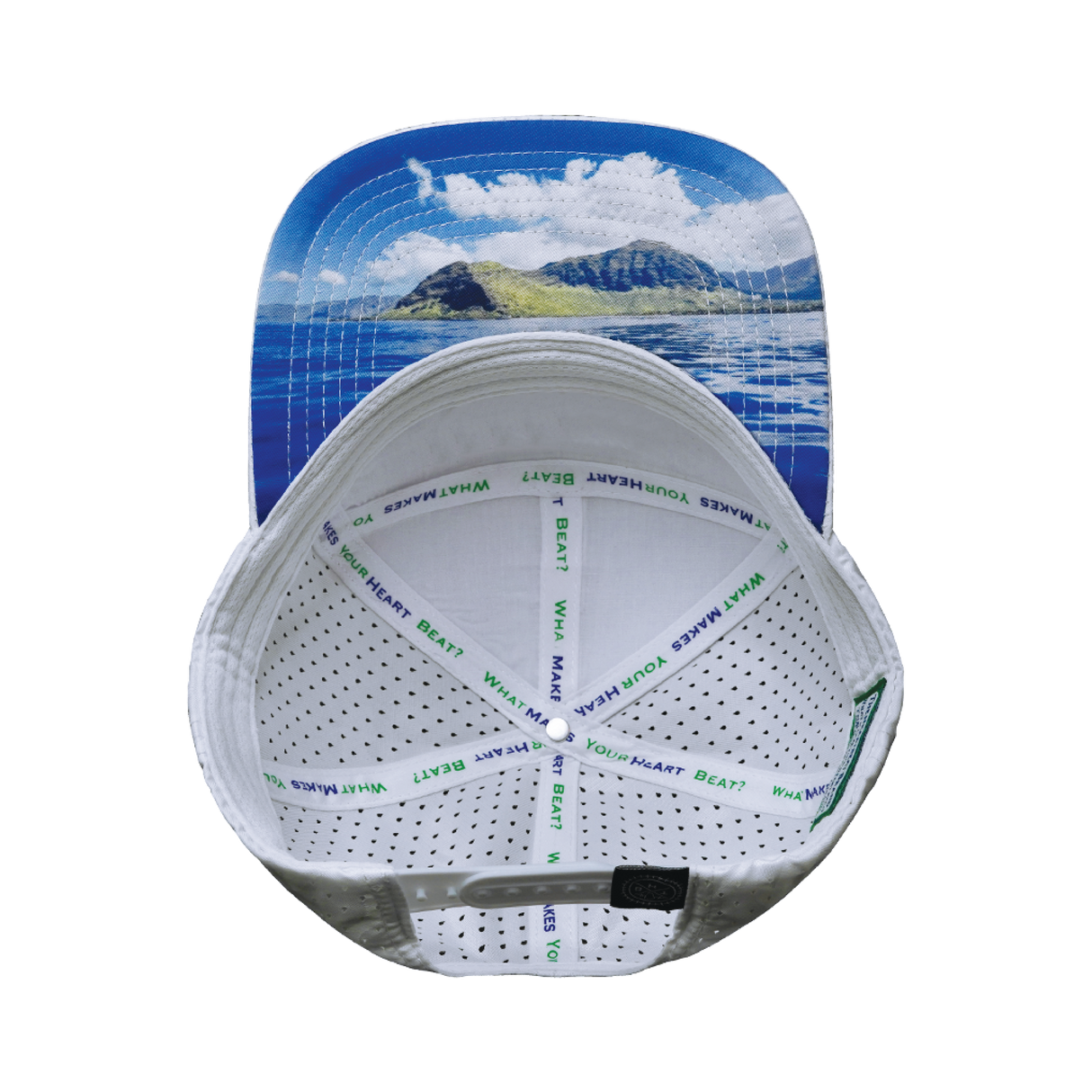 Hawaii - 7 Panel - White Camo - Laser Mesh (Unisex)