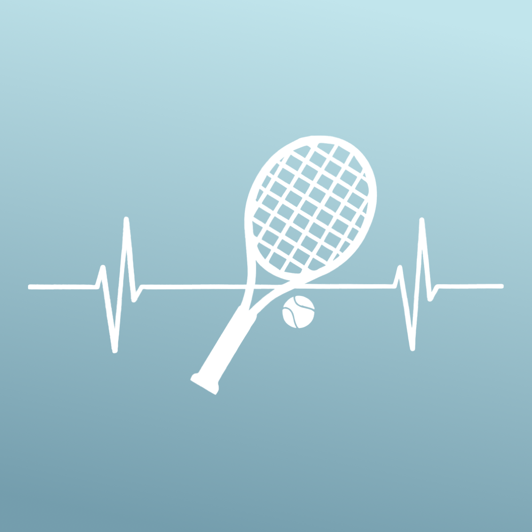 Tennis - Sticker - Vinyl - White