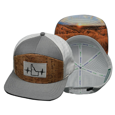Idaho - 7 Panel - Cork - Gray / White - Jersey Mesh (Unisex)