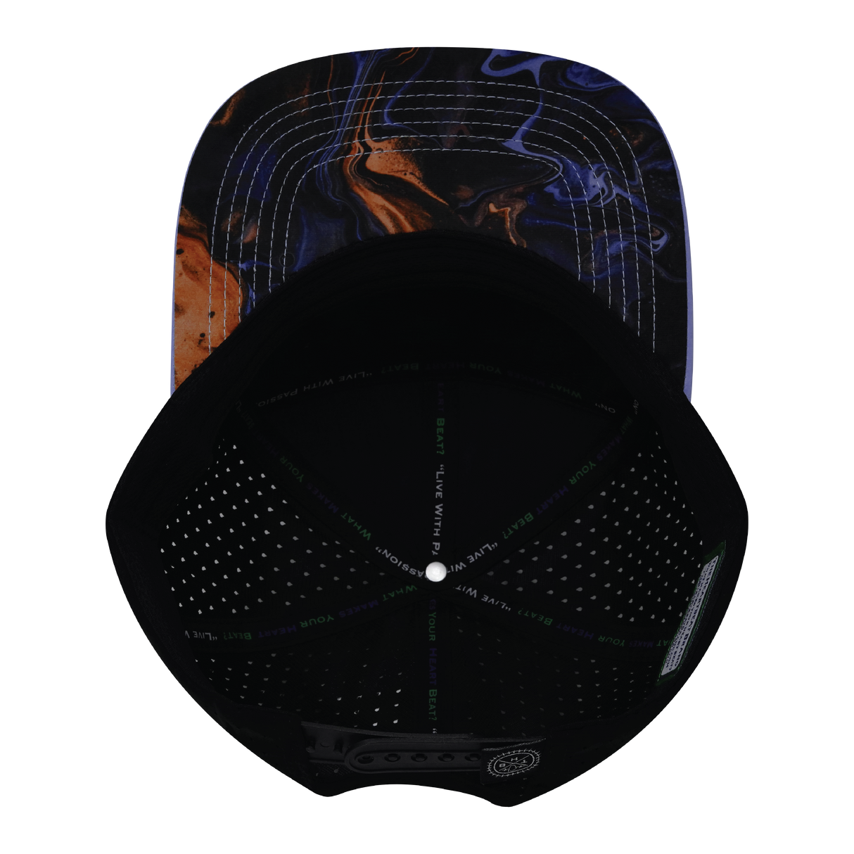 THB - 7 Panel - Midnight Mirage - Baby Blue / Black - Laser Mesh (Unisex)