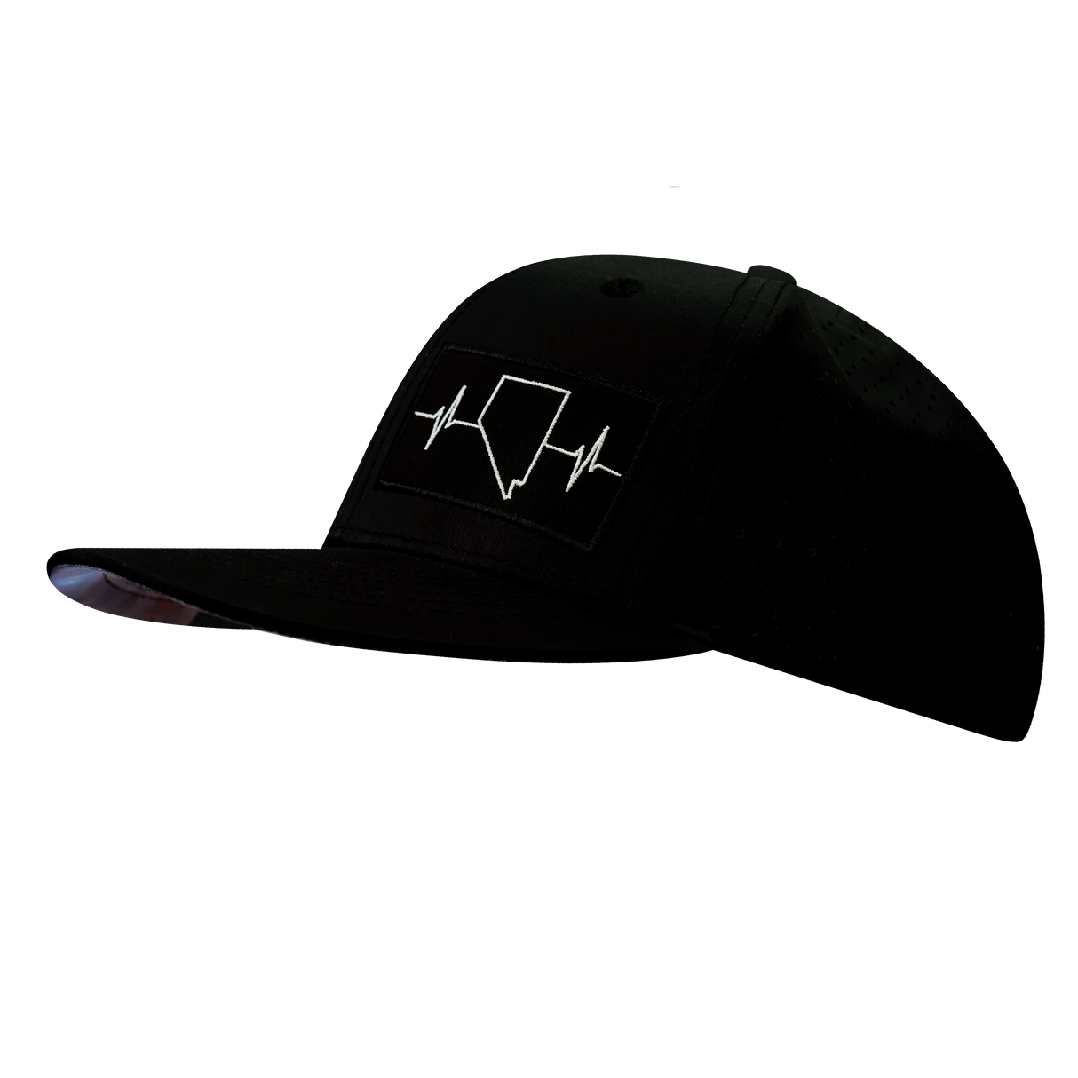 Nevada - 6 Panel - Black - Laser Mesh (Unisex)