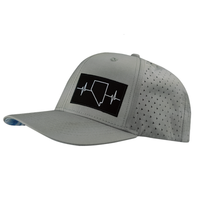 Nevada - 6 Panel - Gray - Laser Mesh (Unisex)