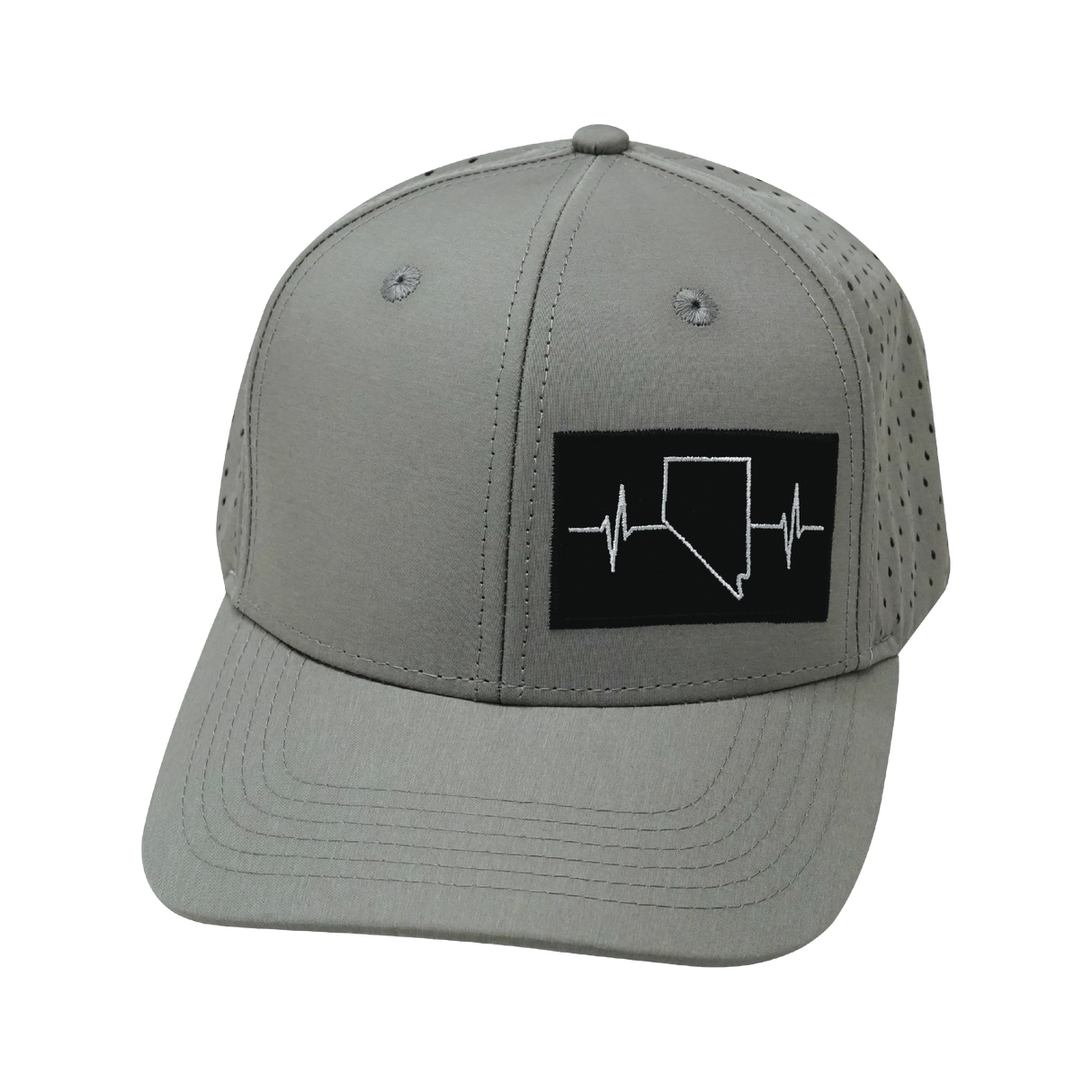 Nevada - 6 Panel - Gray - Laser Mesh (Unisex)