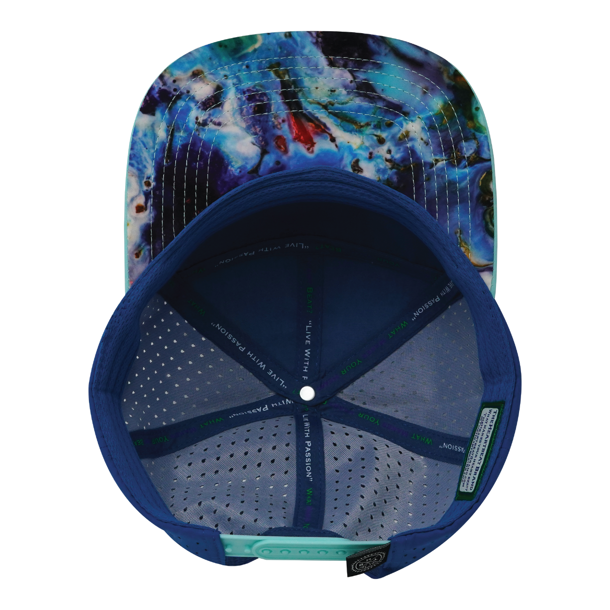 THB - 7 Panel - Nebula - Mint / Blue - Laser Mesh (Unisex)