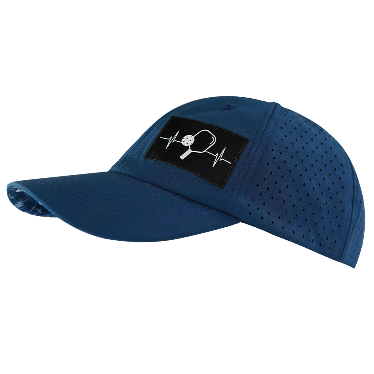 Pickleball - 6 Panel - Unstructured - Relaxed Fit - Navy - Laser Mesh (Unisex)