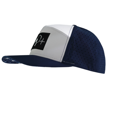 Pickleball - 7 Panel - Navy / Gray / White - Laser Mesh (Unisex)
