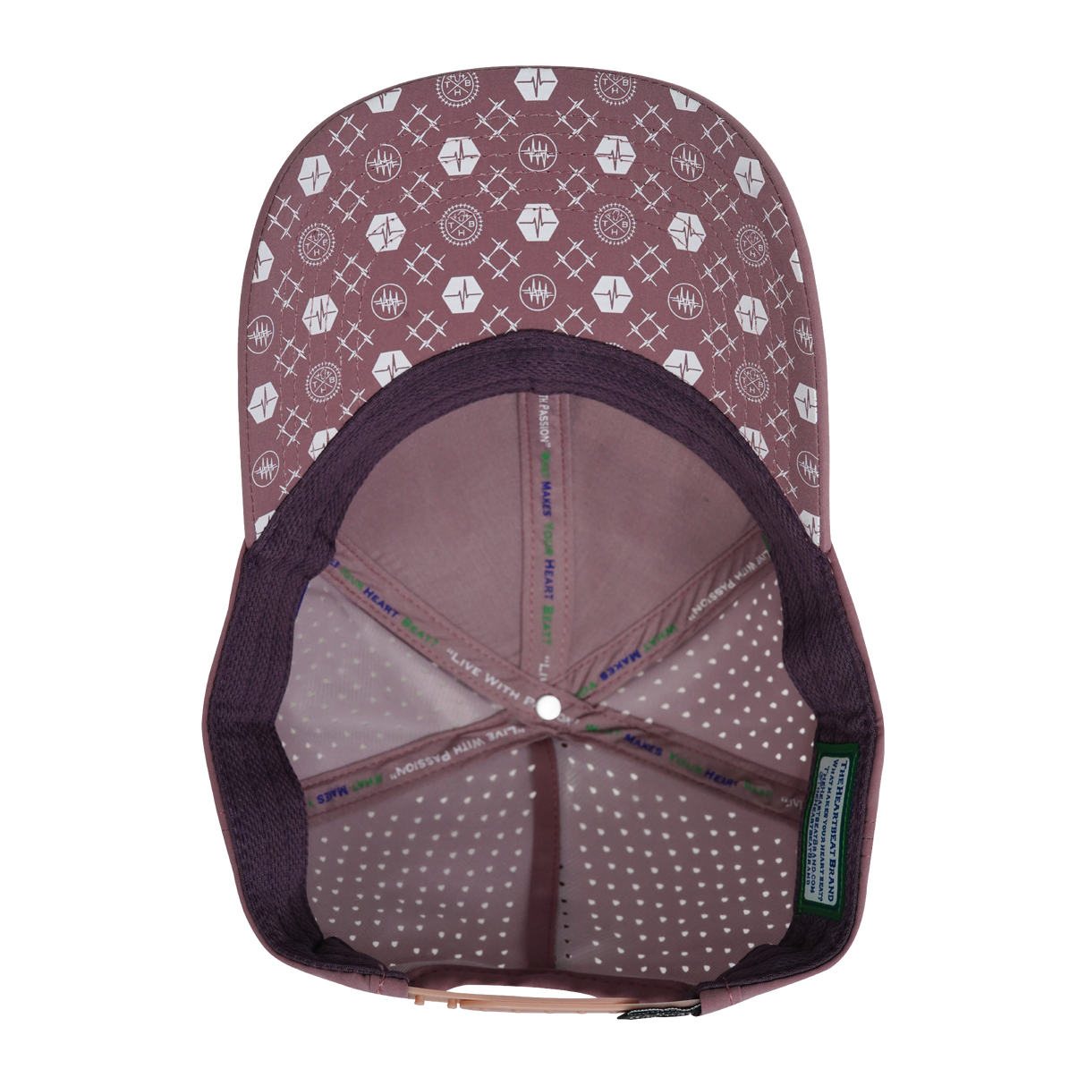 Pickleball - 6 Panel - Shallow Fit - Pony Tail - Dusty Pink - Laser Mesh (Unisex)