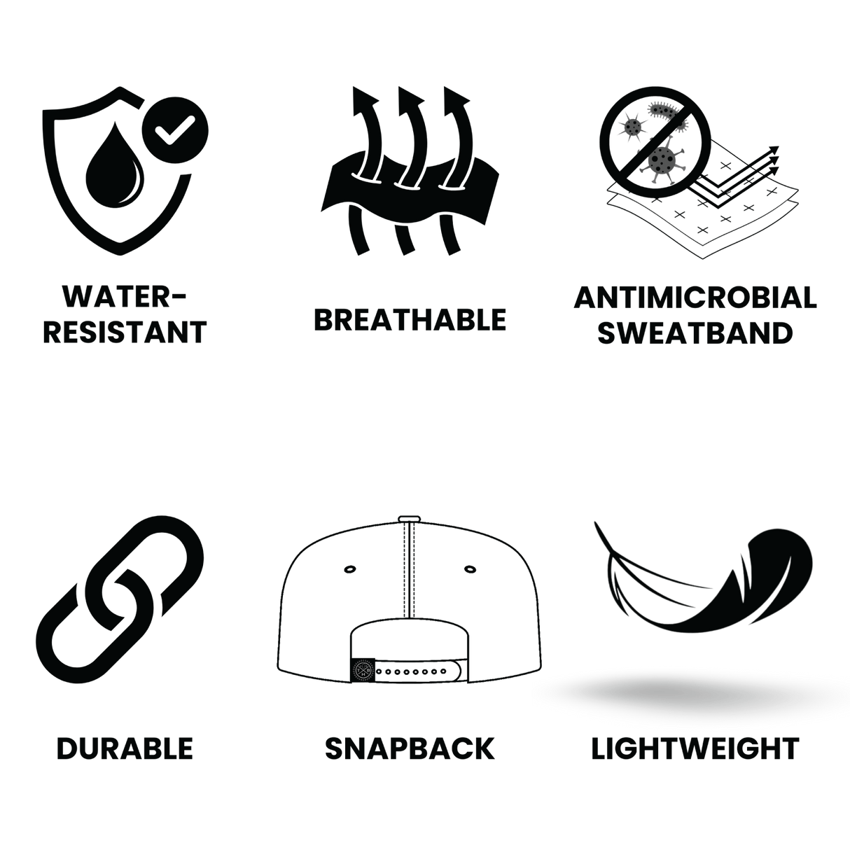 **ADULT** Color Vibes Hat - Flat Bill - Patriots Night - Black / White / Navy - Laser Mesh