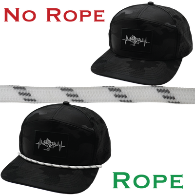 Hat Rope - White / Gray - Dash (Case Of 10 Ropes) $30-$3ea
