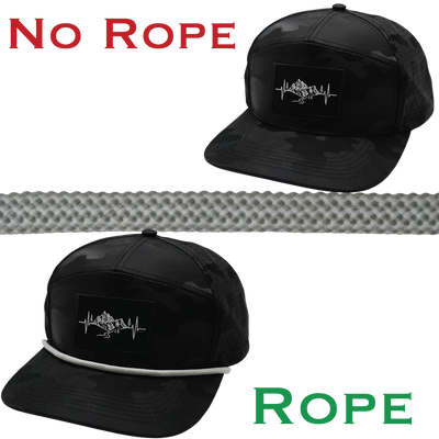 Hat Rope - Gray / White - Waves (Case Of 10 Ropes) $30-$3ea