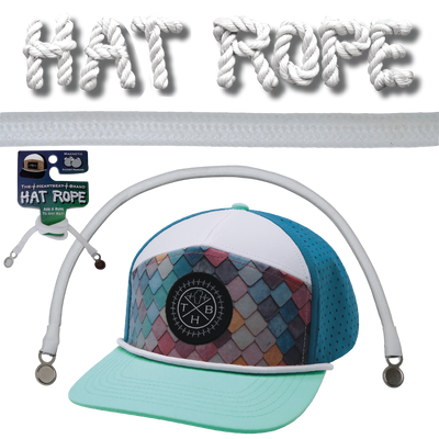 Hat Rope - White (Case Of 10 Ropes) $30-$3ea