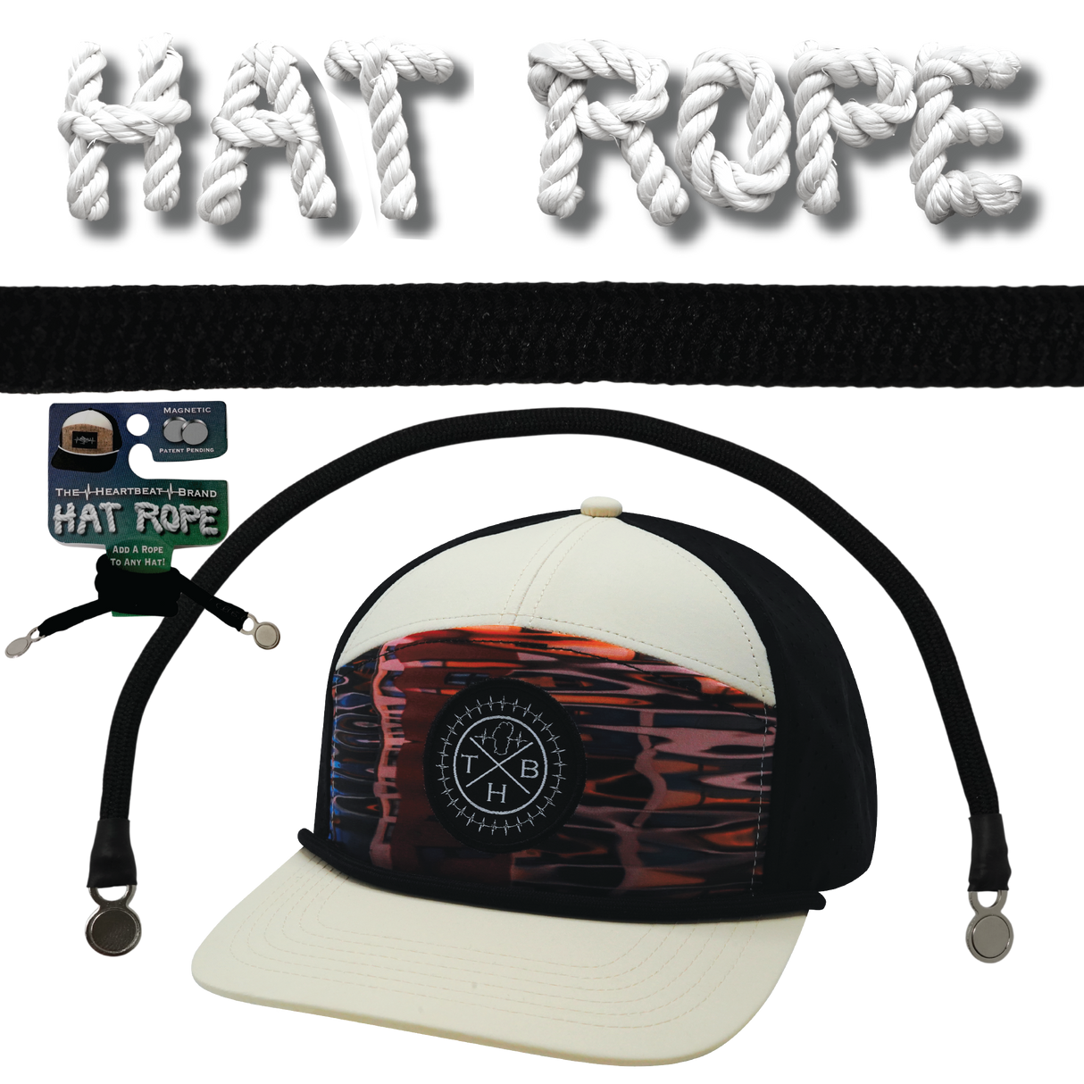 Hat Rope - Black (Case Of 10 Ropes) $30-$3ea