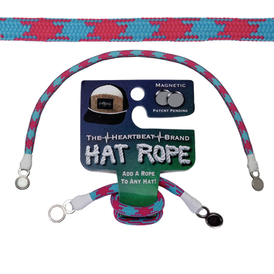 Hat Rope - Neon Blue / Neon Pink - Aztec (Case of 10 Ropes) $30-$3ea