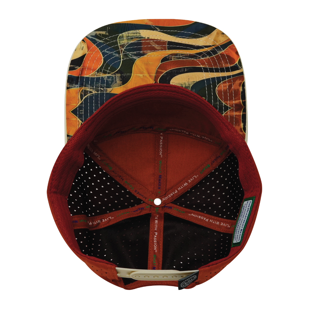 **YOUTH** THB - 7 Panel - Rustic River - Cream / Red Rock - Laser Mesh (Unisex)