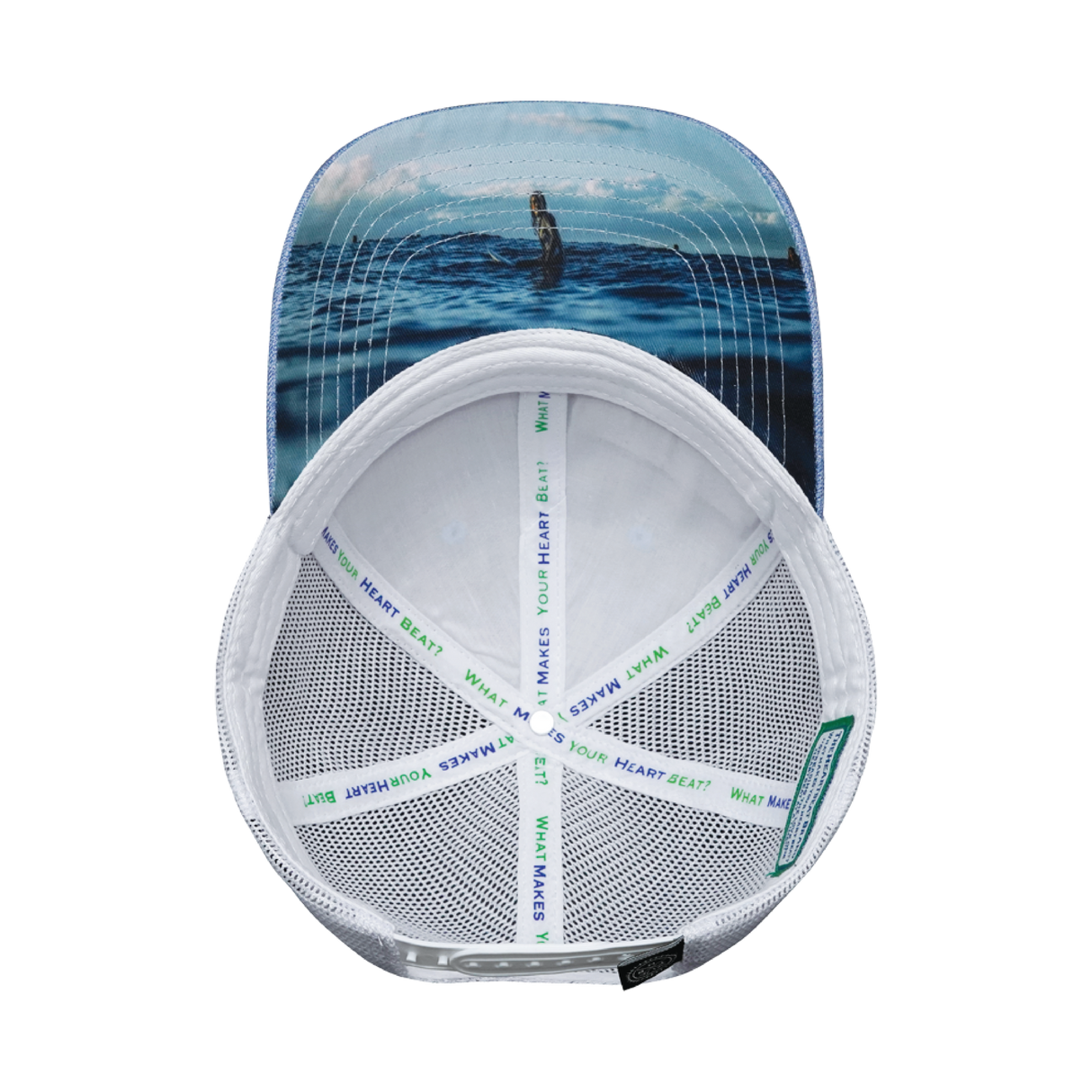 Surf - 6 Panel - Shallow Fit - Light Blue / White - Trucker Mesh (Unisex)