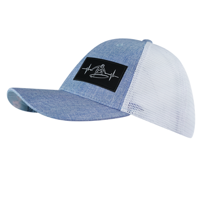 Surf - 6 Panel - Shallow Fit - Light Blue / White - Trucker Mesh (Unisex)