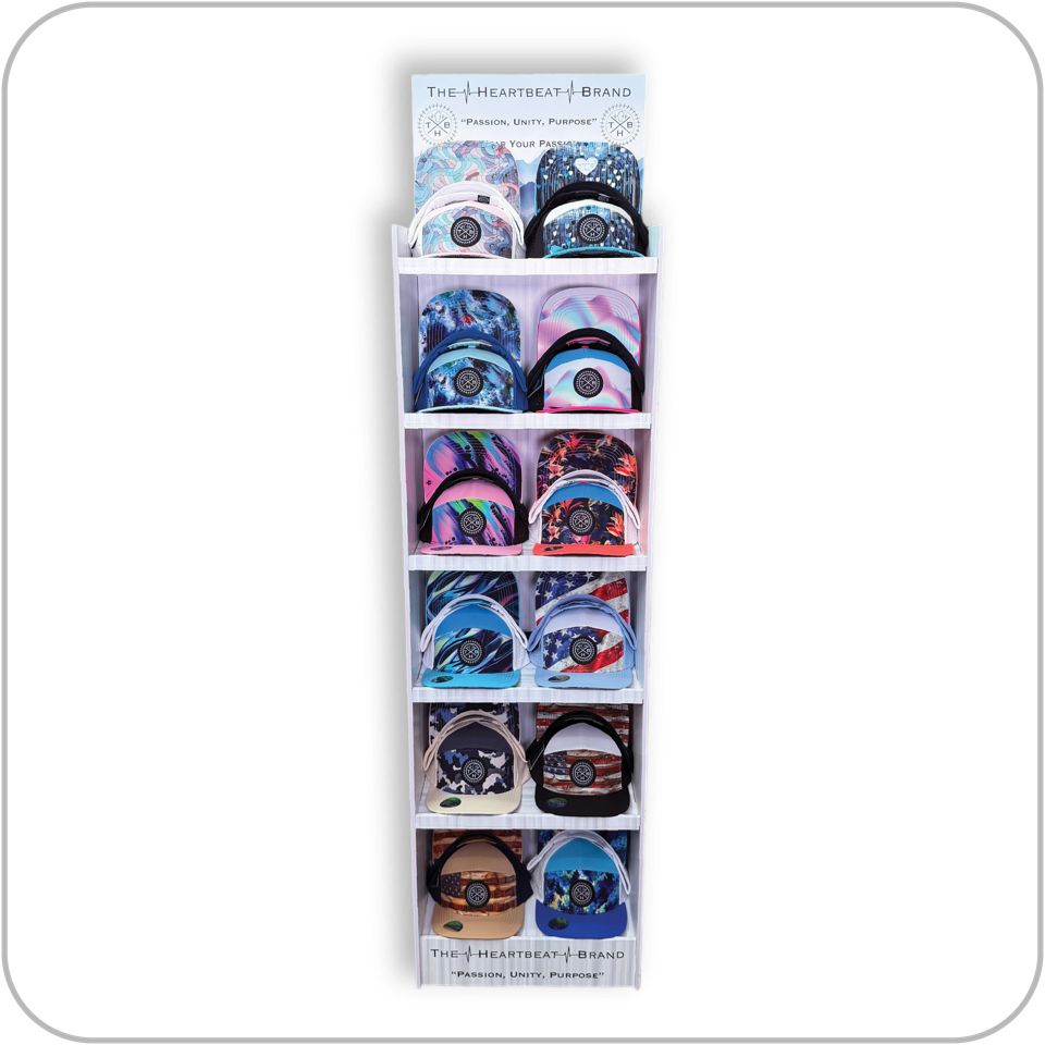 Medium Display - 72 Hats