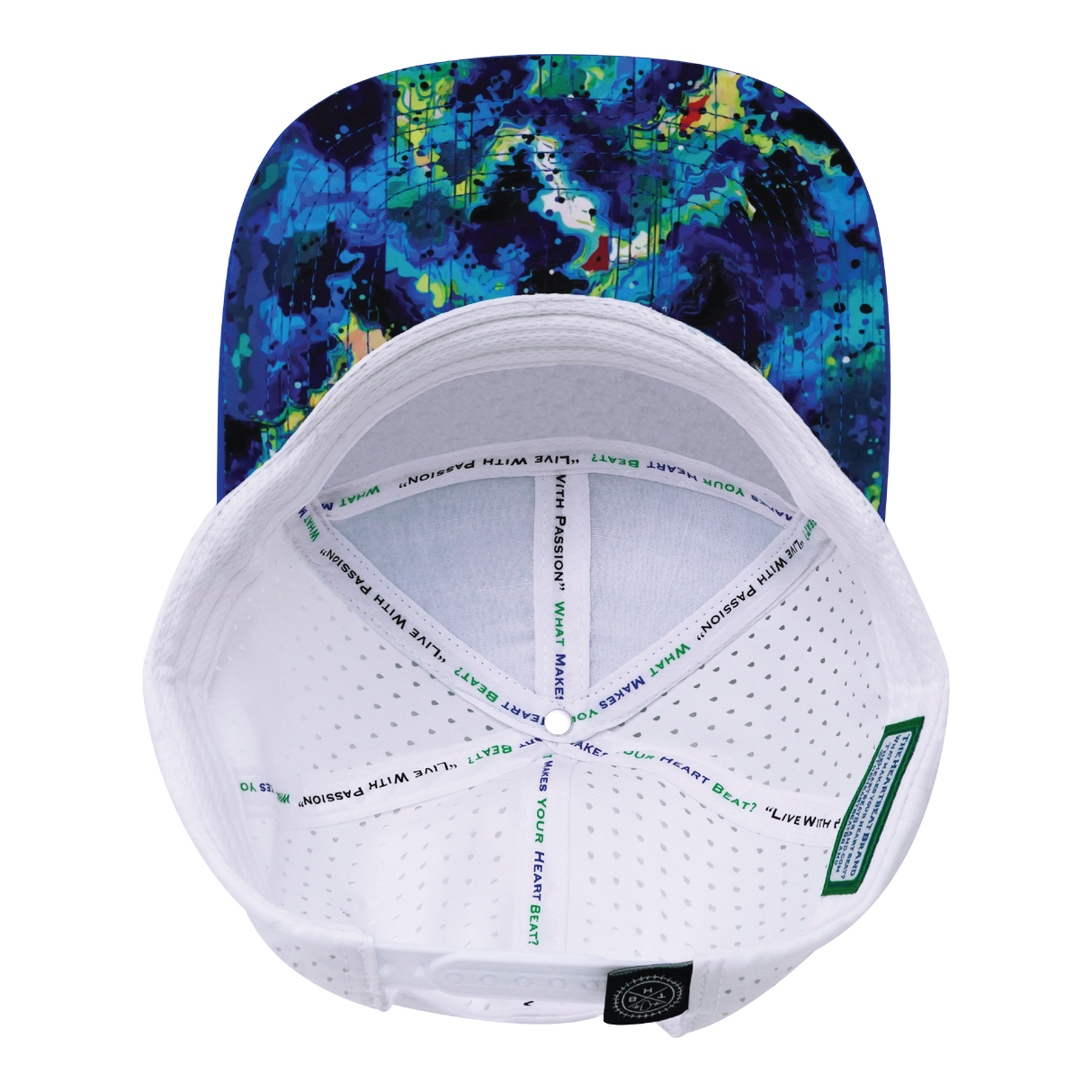 **YOUTH** THB - 7 Panel - Starry Bright - Blue / Neon Green Blue / White - Laser Mesh (Unisex)