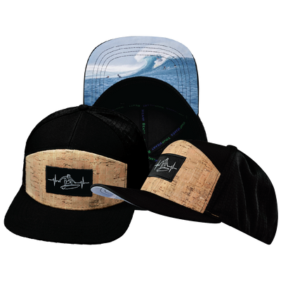 Surf - 7 Panel - Cork - Black - Jersey Mesh (Unisex)