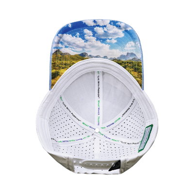 Texas - 6 Panel - Shallow Fit - Pony Tail - Light Blue / White - Laser Mesh (Unisex)