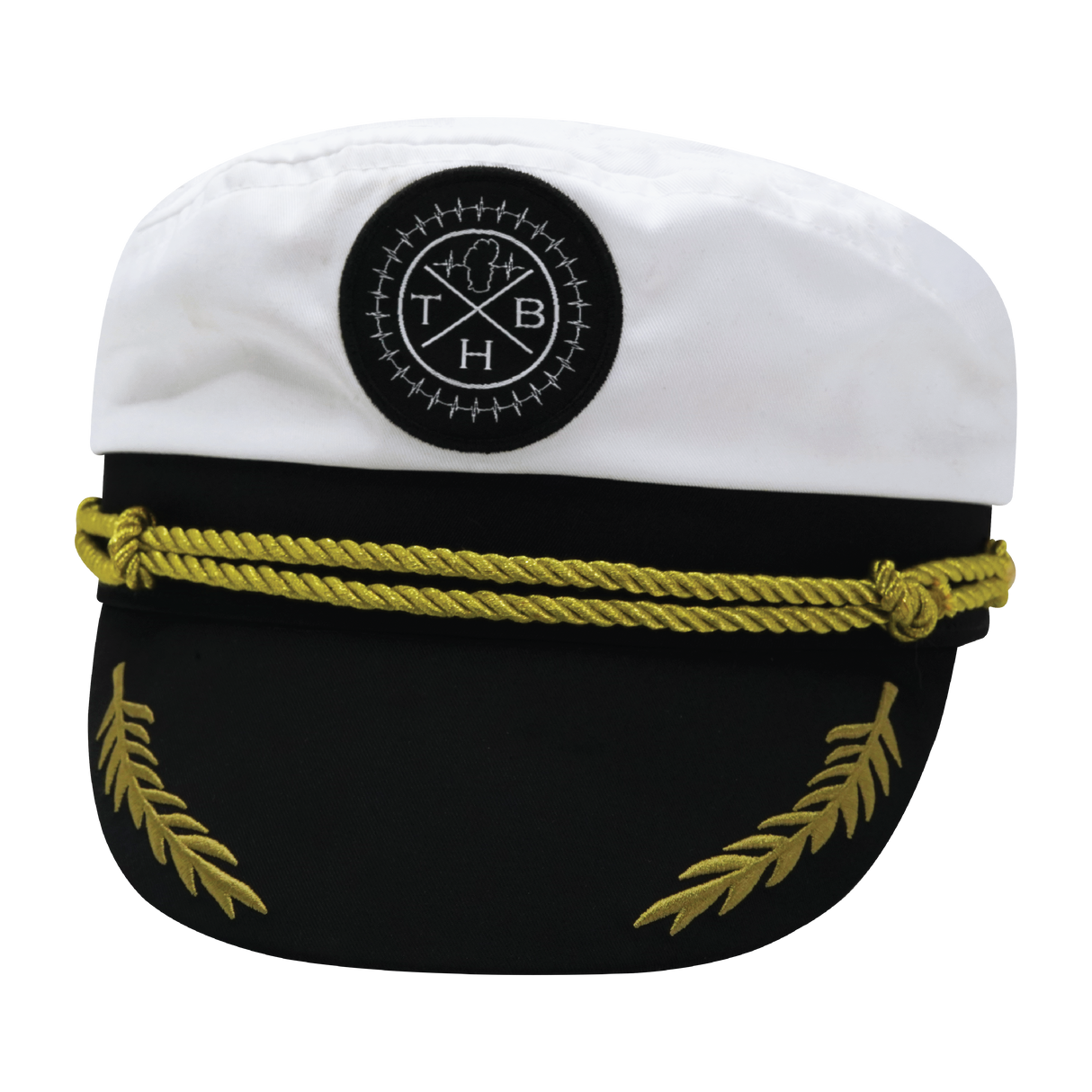 THB - Capitans Hat - Black / White (Unisex)