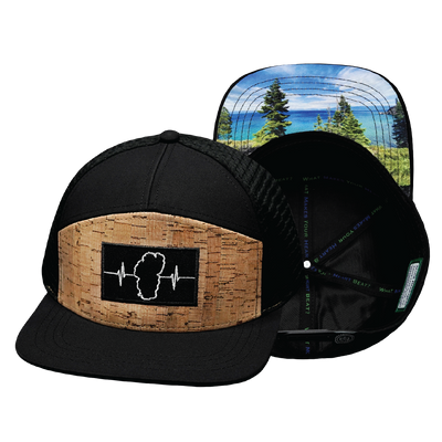 Tahoe - 7 Panel - Cork / Black - Jersey Mesh (Unisex)