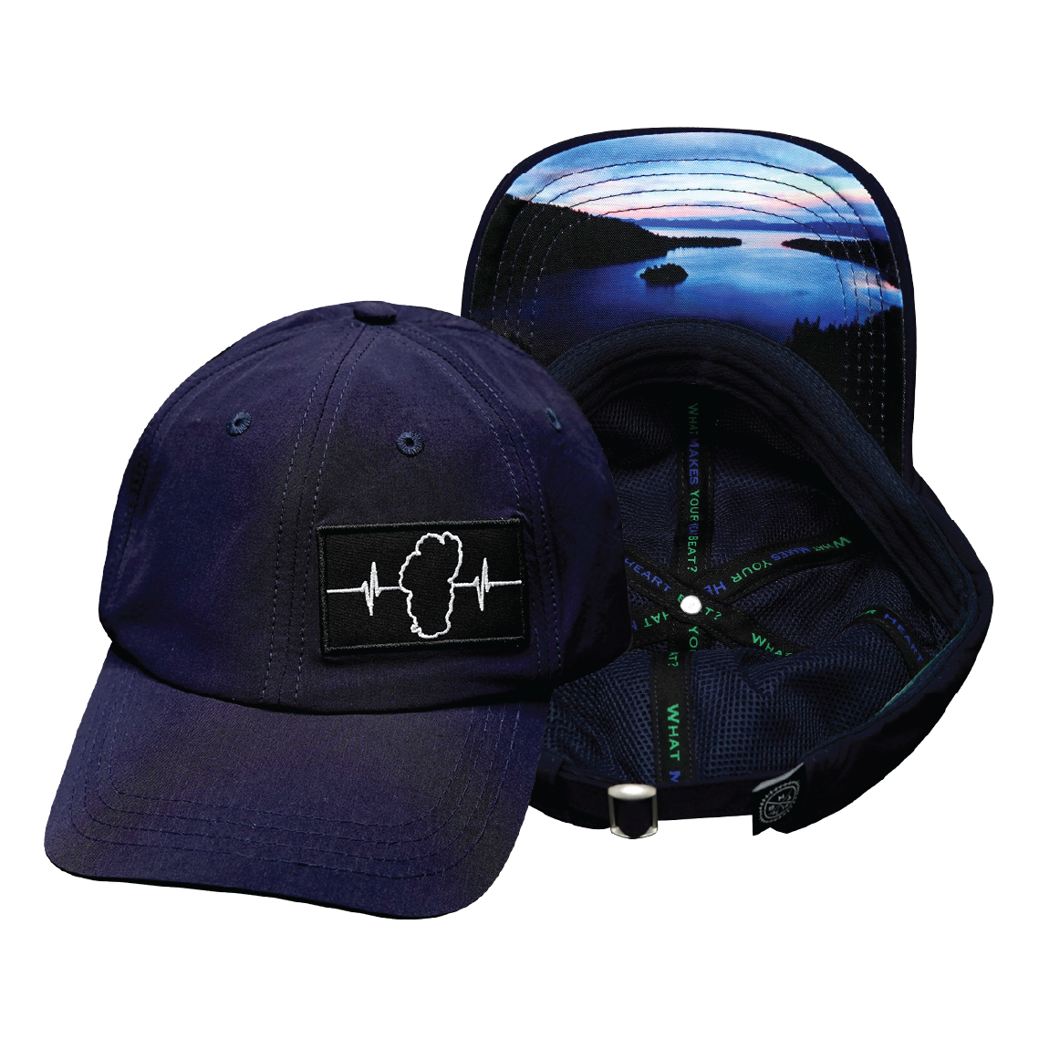 Tahoe - 6 Panel - Unstructured - Relaxed Fit - Navy - Laser Mesh (Unisex)