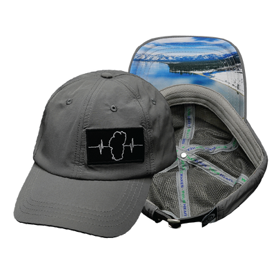 Tahoe - 6 Panel - Unstructured - Relaxed Fit - Gray - Fabric Back (Unisex)
