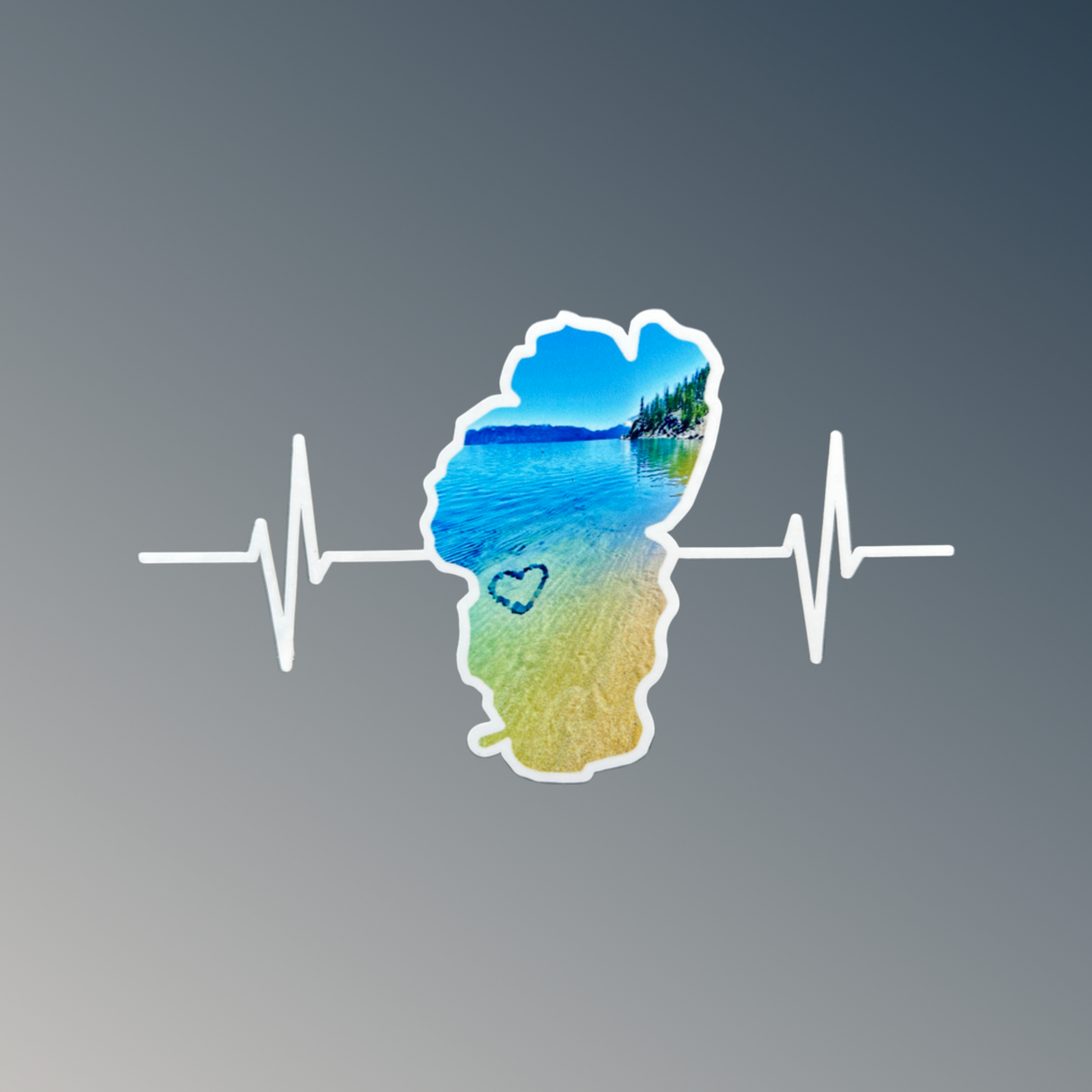 Tahoe Heartbeat - Decal - Bliss