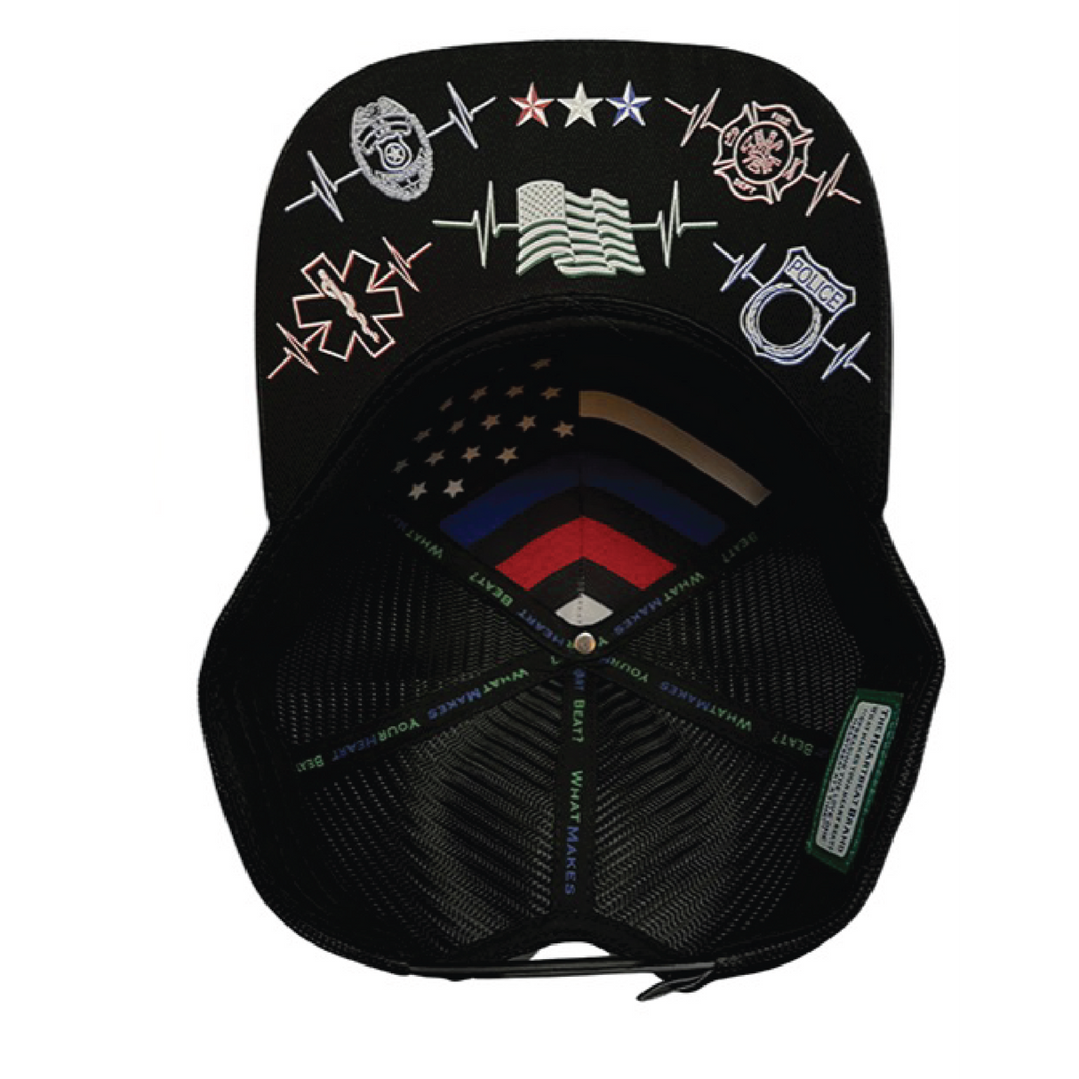 **YOUTH** Team Heroes - 6 Panel - Navy Camo / Black - Trucker Mesh (Unisex)