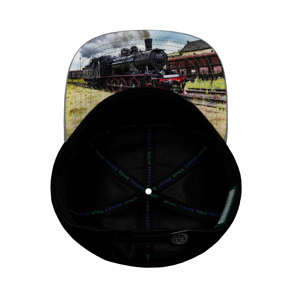 Nevada - 7 Panel - Gray / Charcoal / White / Black - Jersey Mesh (Unisex)