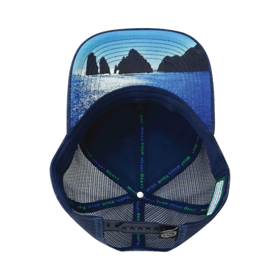 Cabo - 6 Panel - Cork - Navy - Trucker Mesh (Unisex)