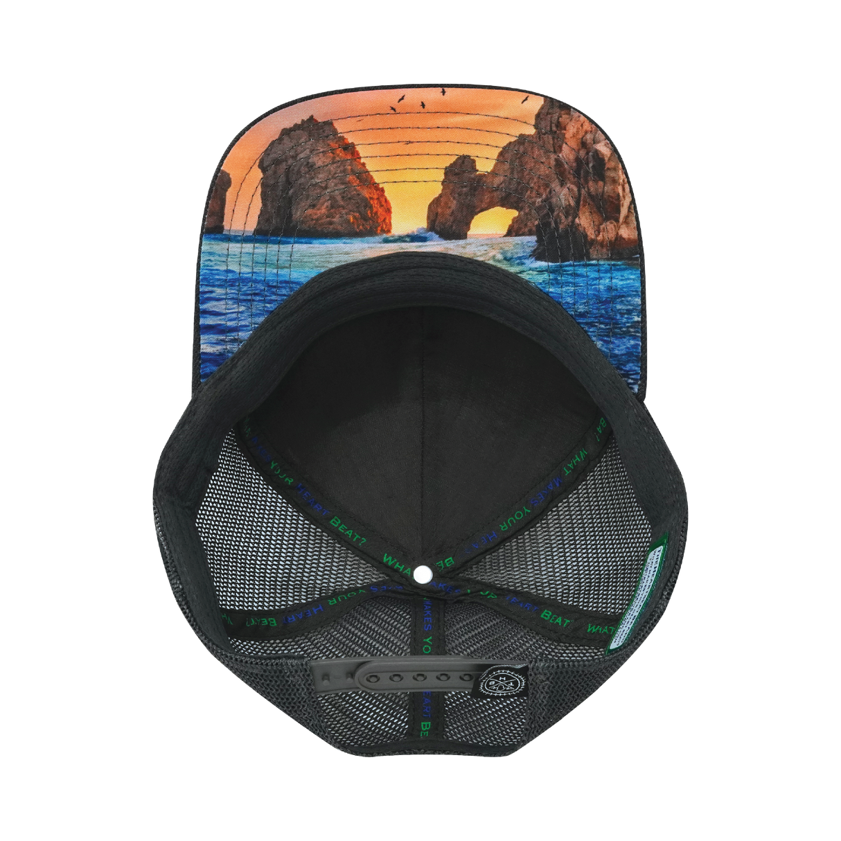 Cabo - 6 Panel - Cork - Charcoal Gray - Trucker Mesh (Unisex)